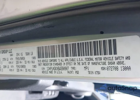 2011 Dodge Nitro Heat z USA, uszkodzony, nr VIN 1D4PU4GKXBW590907